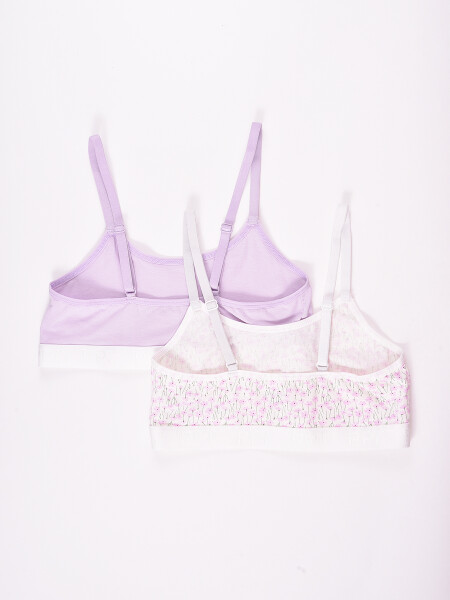 TOP TEEN PACK X 2 LILA (V)
