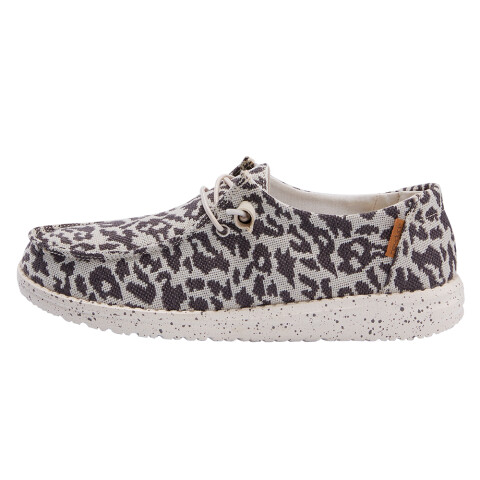 Wendy - Mujer Woven Cheetah Grey