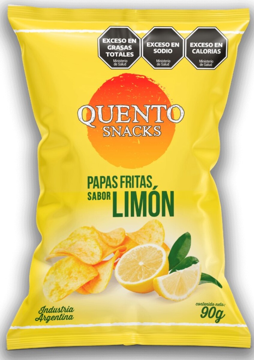 SNACK PAPAS QUENTO 90G C/LIMON 
