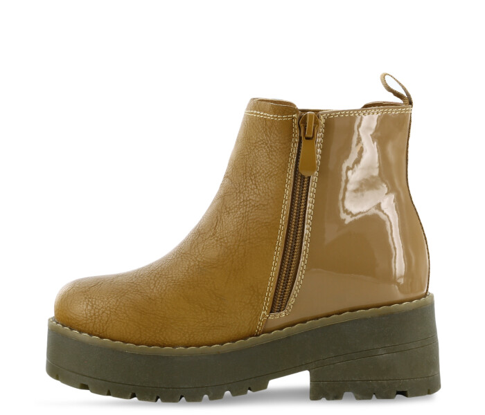 Botas de Niña MINI Miss Carol TIPY plataforma con elástico Beige