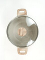 Olla De Inducción Vionna, 24 Cm C/tapa Color Unico