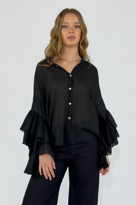 CAMISA AMALFI Negro