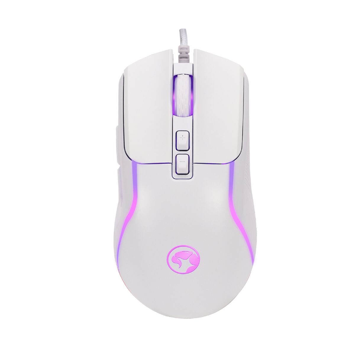Mouse Gamer Marvo M292 Luz Rgb Usb - BLANCO 