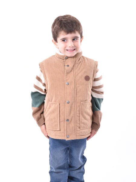 CHALECO IZAN BEIGE