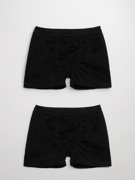 Boxer microfibra liso Negro