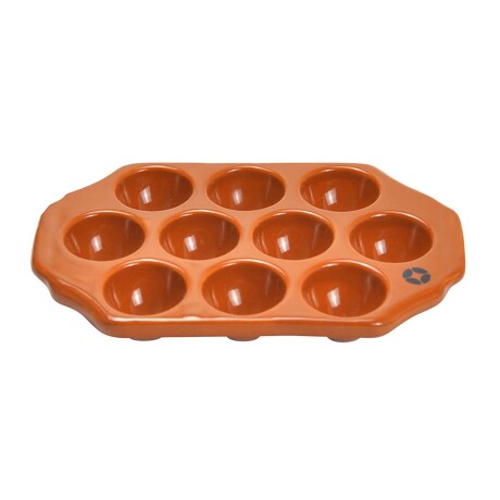 Provolonera Cerámica Rectangular 10 Porciones 18.4x11.8Cm Terracota