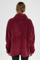 Sweater sherpa Bordeaux