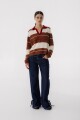 JEAN STRAIGHT BELT Azul
