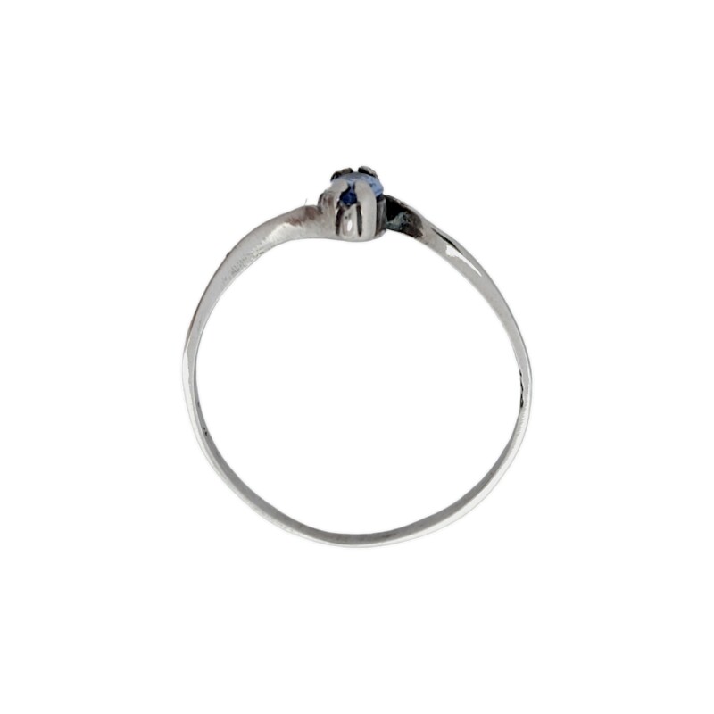 Anillo Solitario-Plata 950-Piedra Topacio-AN3830 conpiedra