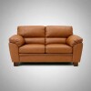SOFA 2 CUERPOS MODELO ALIAS - 100 % CUERO - COLOR MARRON CLARO SOFA 2 CUERPOS MODELO ALIAS - 100 % CUERO - COLOR MARRON CLARO