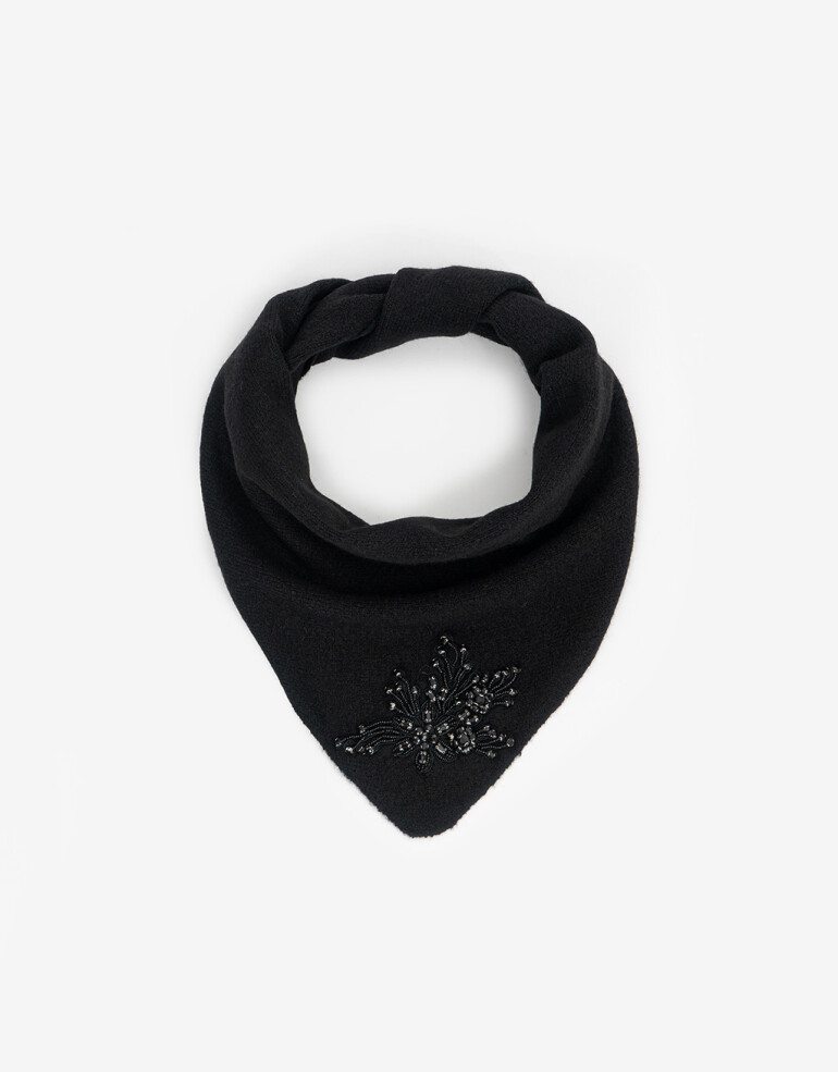 Cuellos Cuello Triangular Canutillos - Negro