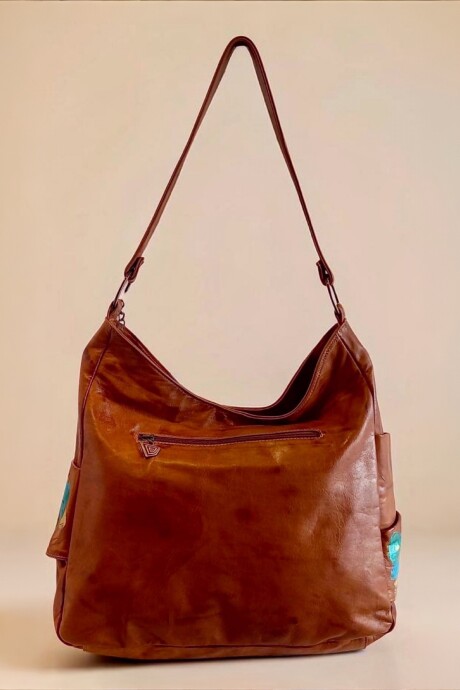 Cartera NIRA Terra Con Arte Pintado A Mano Cartera NIRA Terra Con Arte Pintado A Mano