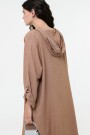 VESTIDO HOODIE Marron