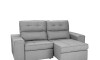 Sillón Cama Denton - 3 Cuerpos Gris