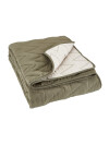 Manta throw acolchada GULSTARR 130x180 verde Manta throw acolchada GULSTARR 130x180 verde