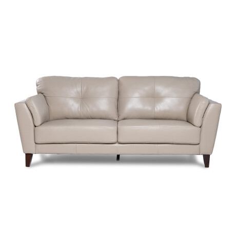 Sofá Boris - Cuero Básico - 3 cuerpos 519 (Beige)