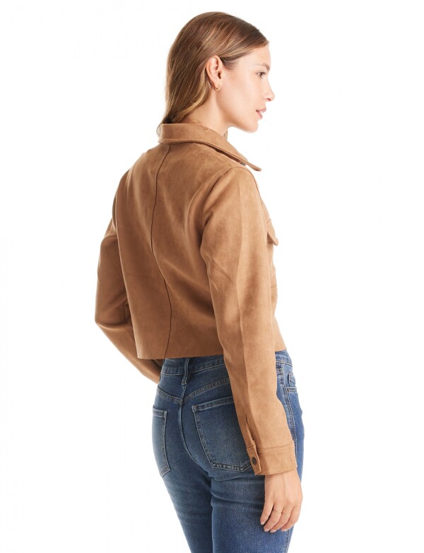 Chaqueta Suede TOSTADO
