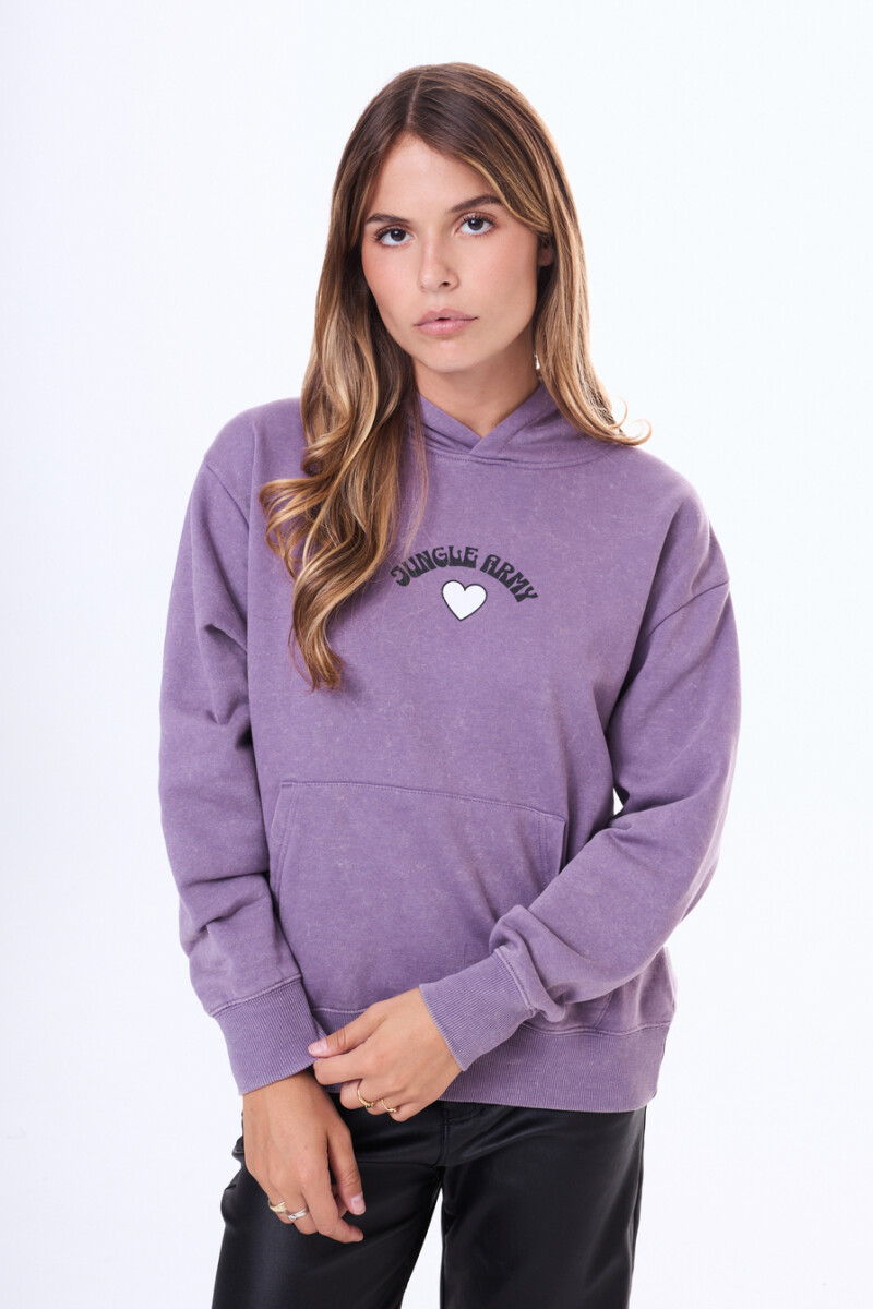 Buzo de felpa Caragua - Lila 