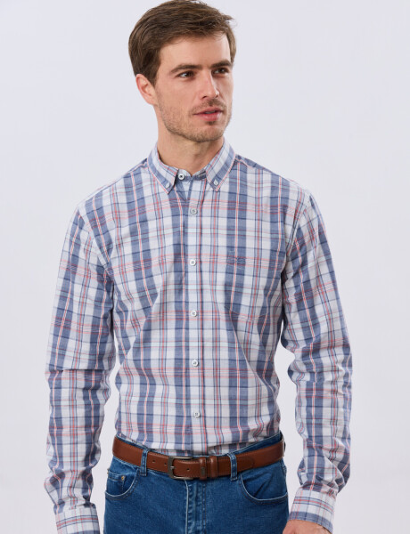 CAMISA CUADROS Rojo