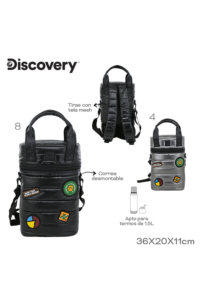 Mochila matera discovery Gris