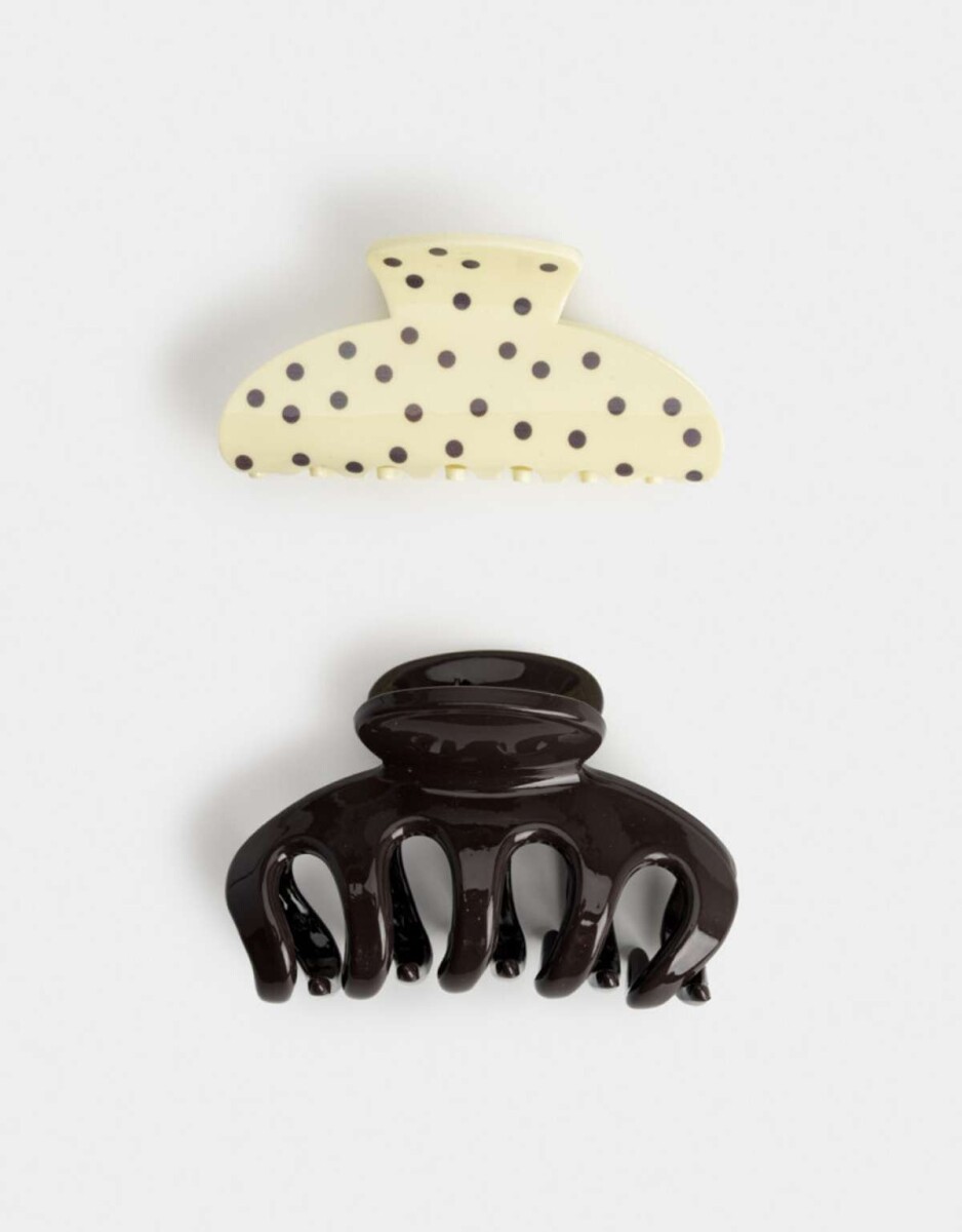 Set De Broches - Combinacion Bicolor 