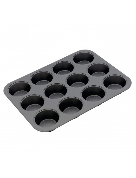 MOLDE MUFFIN X12 35X26.4X3CM GRIS ANTIADHERENTE MOLDE MUFFIN X12 35X26.4X3CM GRIS ANTIADHERENTE