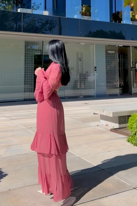 Vestido Moramay Rosa viejo