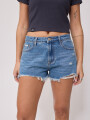 SHORT JEAN PLUMI RUSTY Azul Claro