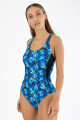 Malla acqua print Fluo snake