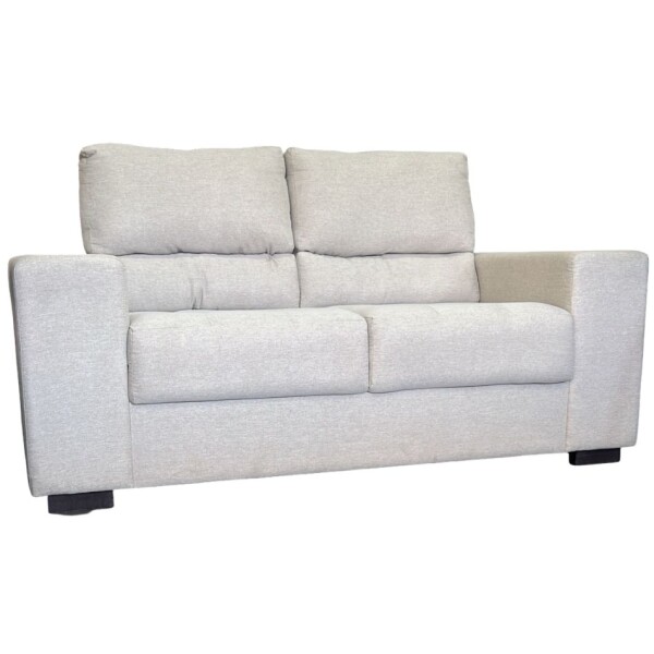 SOFA 2 CUERPOS - TELA RUSTICA CLARA SOFA 2 CUERPOS - TELA RUSTICA CLARA