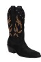 Bota de gamuza Eva Negro