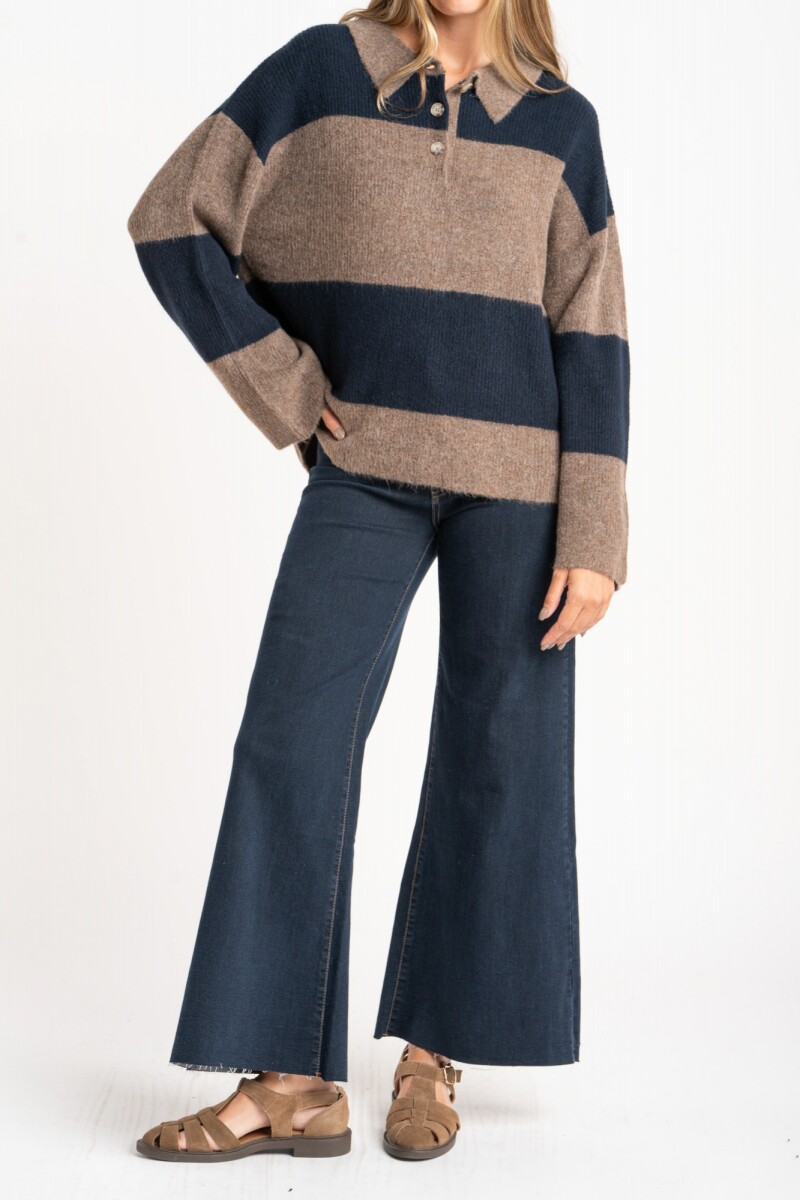 Sweater Polo Chocolate