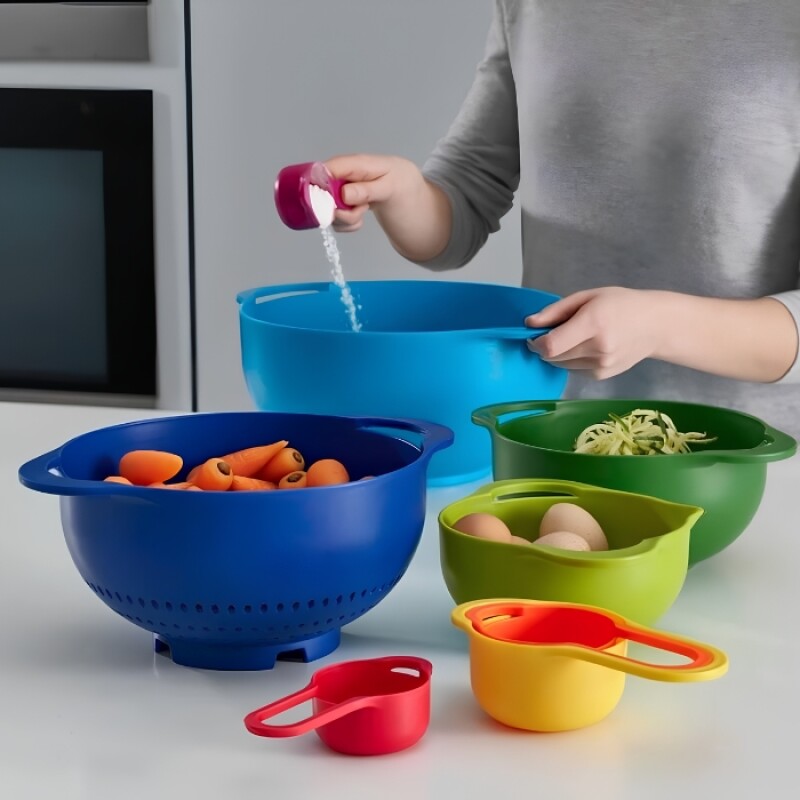 Set de Preparación Joseph Joseph Duo – 8 Piezas Multicolor Set de Preparación Joseph Joseph Duo – 8 Piezas Multicolor