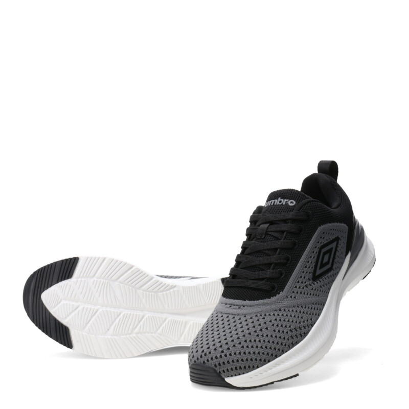 Championes de Hombre Umbro Lyro Gris - Negro