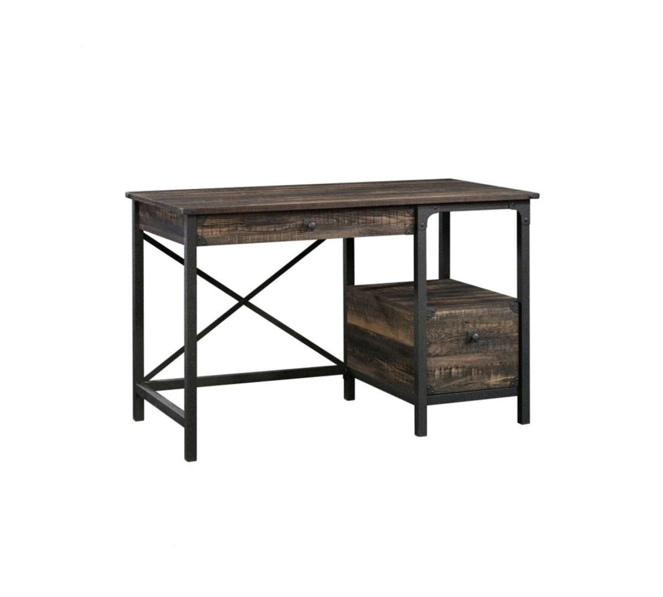 Escritorio con Cajonera Sauder - Linea Steel River 