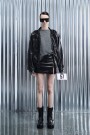CHAQUETA EFECTO PIEL Negro