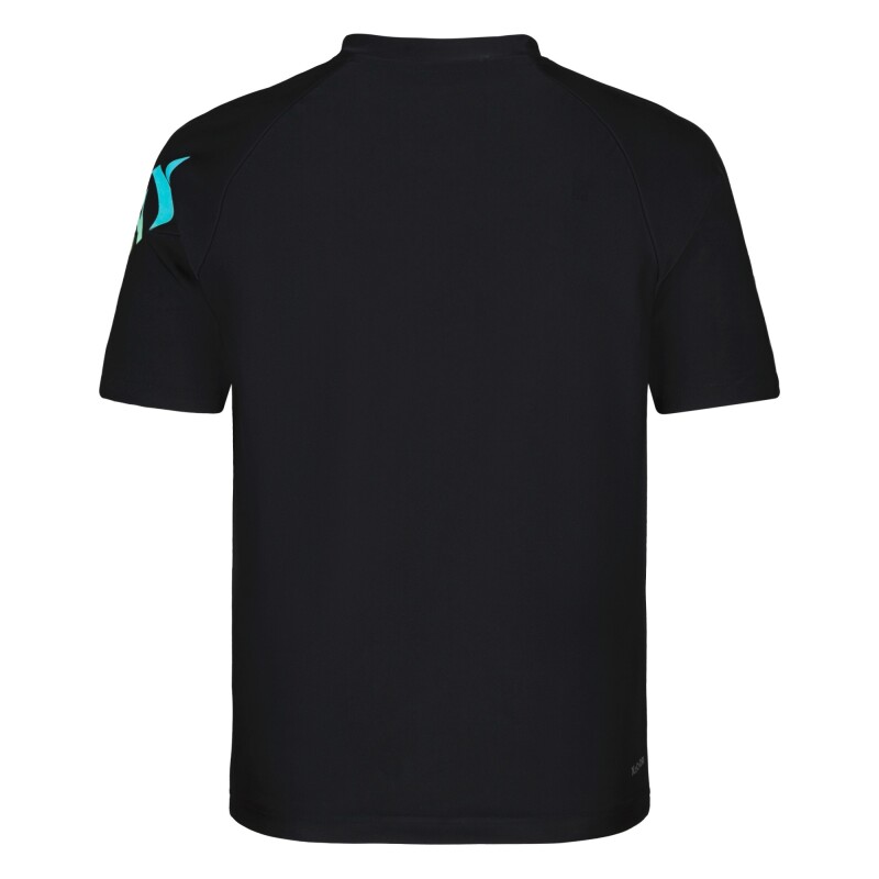 Remera Raglan Rashguard de Niños Negro