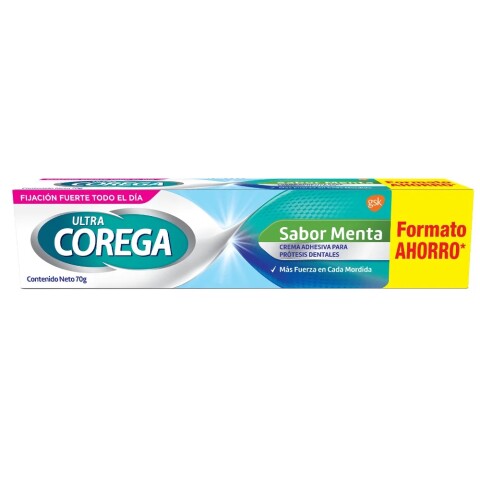 Adhesivo Dental En Crema Ultra Corega Sabor Menta 70 g Adhesivo Dental En Crema Ultra Corega Sabor Menta 70 g