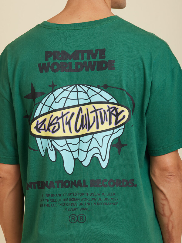 T-SHIRT PRIMI RUSTY Verde