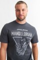 Remera Mandalorian GRIS OSCURO
