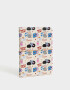 Anotadores Cuadernos y Memos PU Set De Dos Cuadernos Con Cover De Pu Estampada - Combinacion Multicolor
