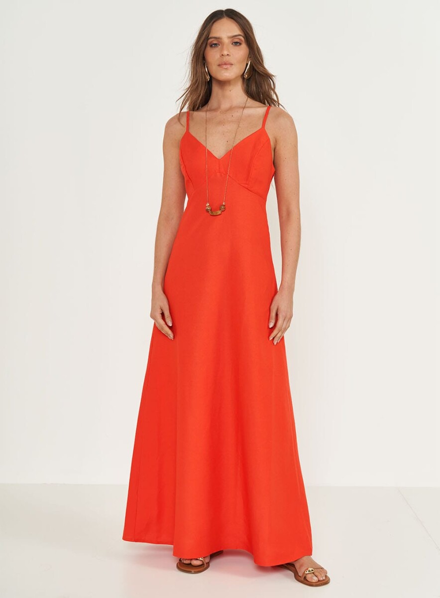 Vestido Rosalinda - Rojo 