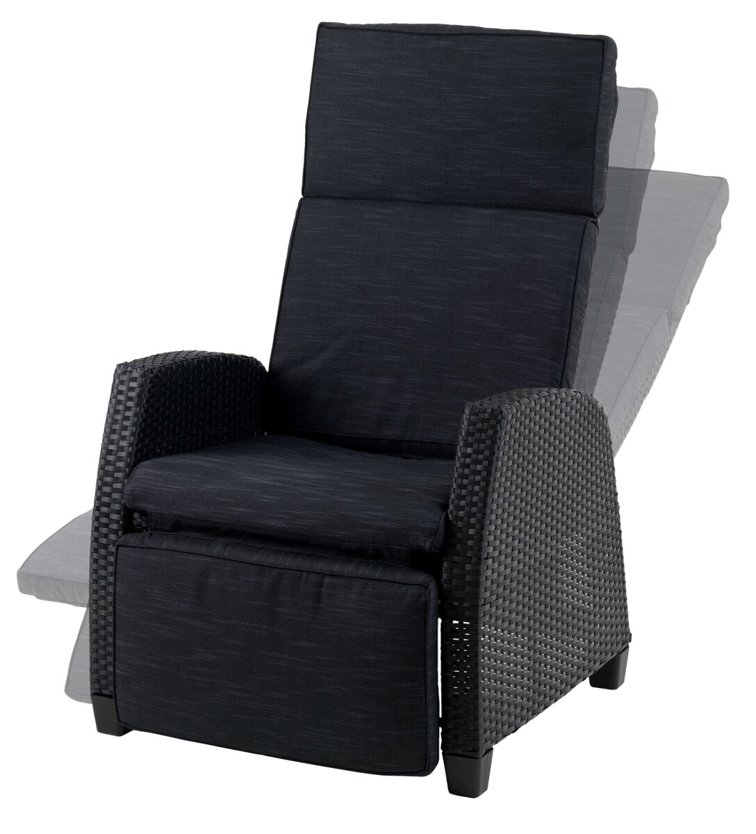 Sillón reclinable DOVRE	negro 