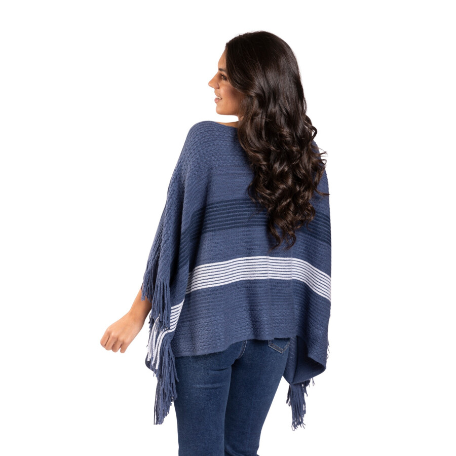 CHERRY PONCHO NAVY