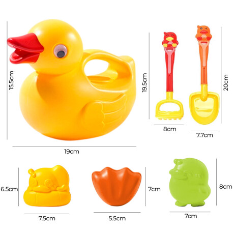Kit 7pcs Juguetes Playa Carretilla Infantil Balde Kit 7pcs Juguetes Playa Carretilla Infantil Balde