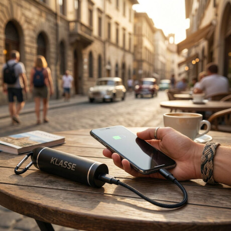 Cargador Portátil Klasse Power Bank | Color negro Cargador Portátil Klasse Power Bank | Color negro