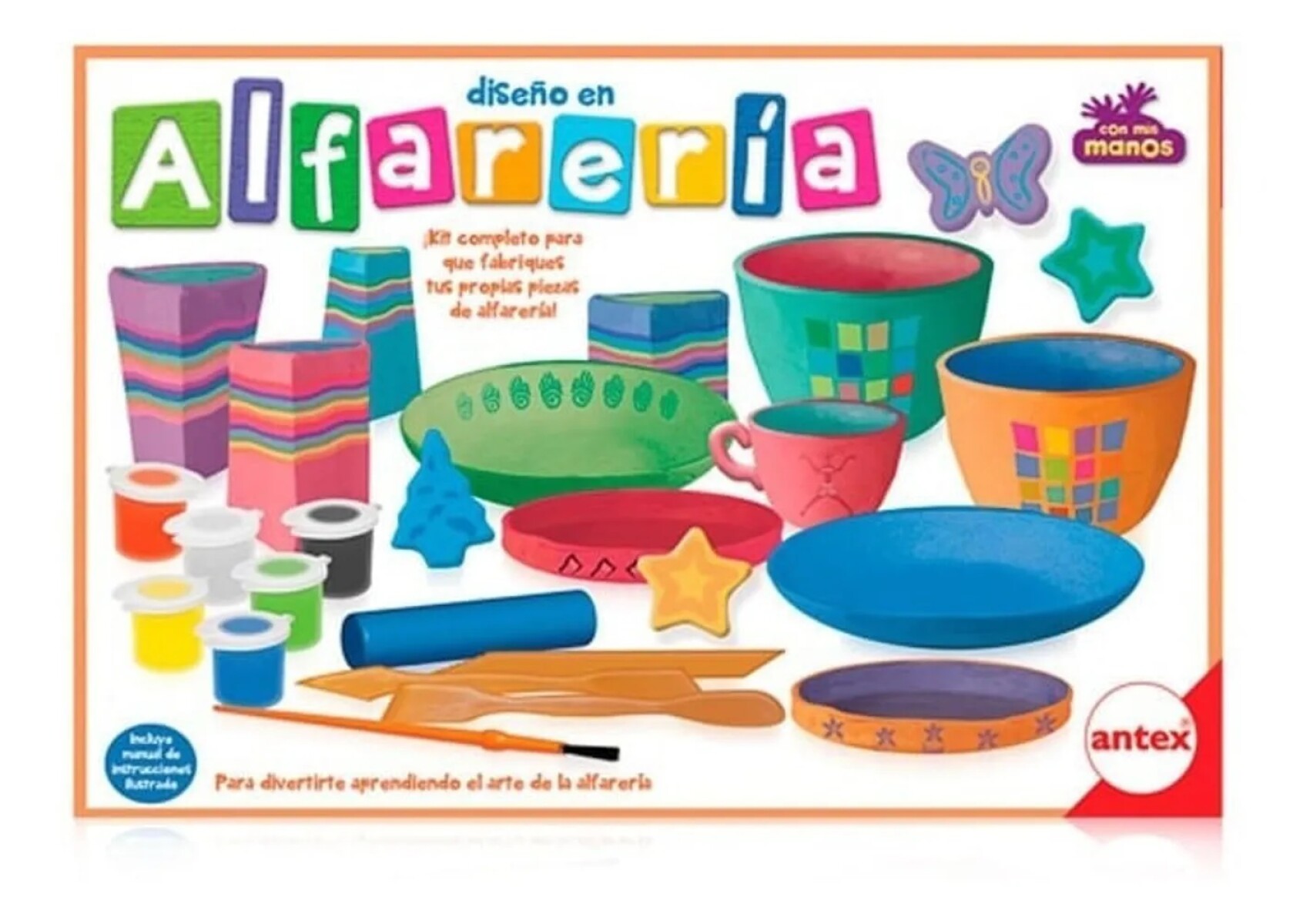 Juego Manualidades Alfarería Con Mis Manos Antex 