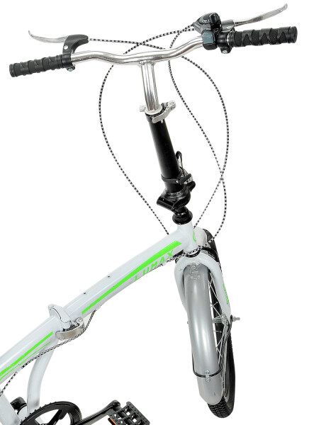 Bicicleta Plegable Rodado 20 Lumax Shimano Parrilla Blanco