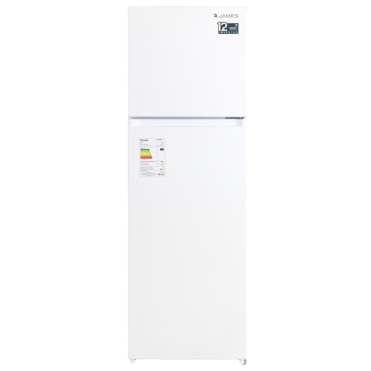 Heladera James RJ-301 inverter 