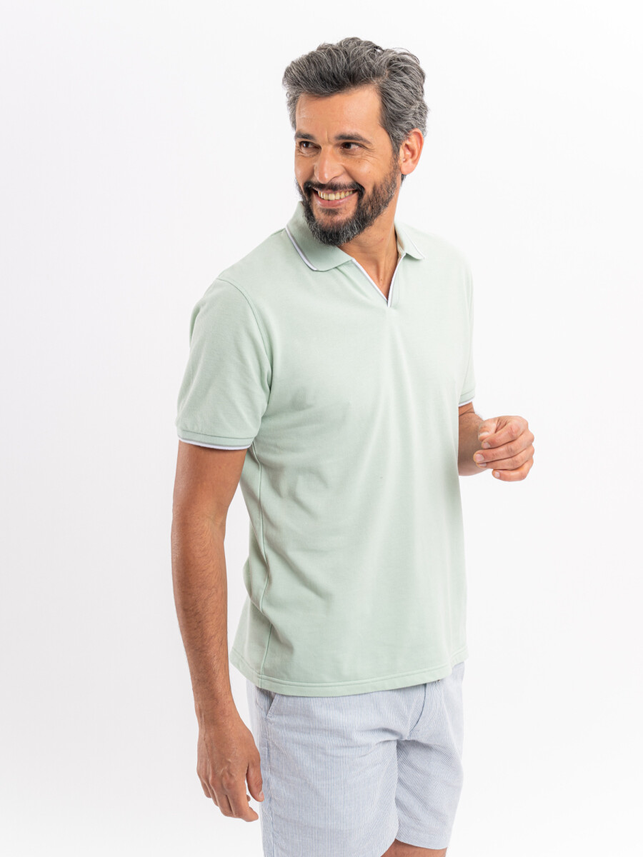 Remera m/c pique - verde 